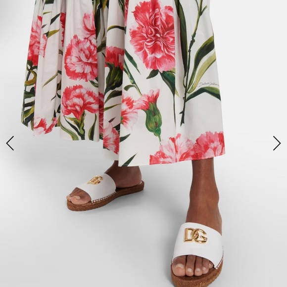 Dolce and Gabbana embellished leather slides size 41 - Picture 3 of 16